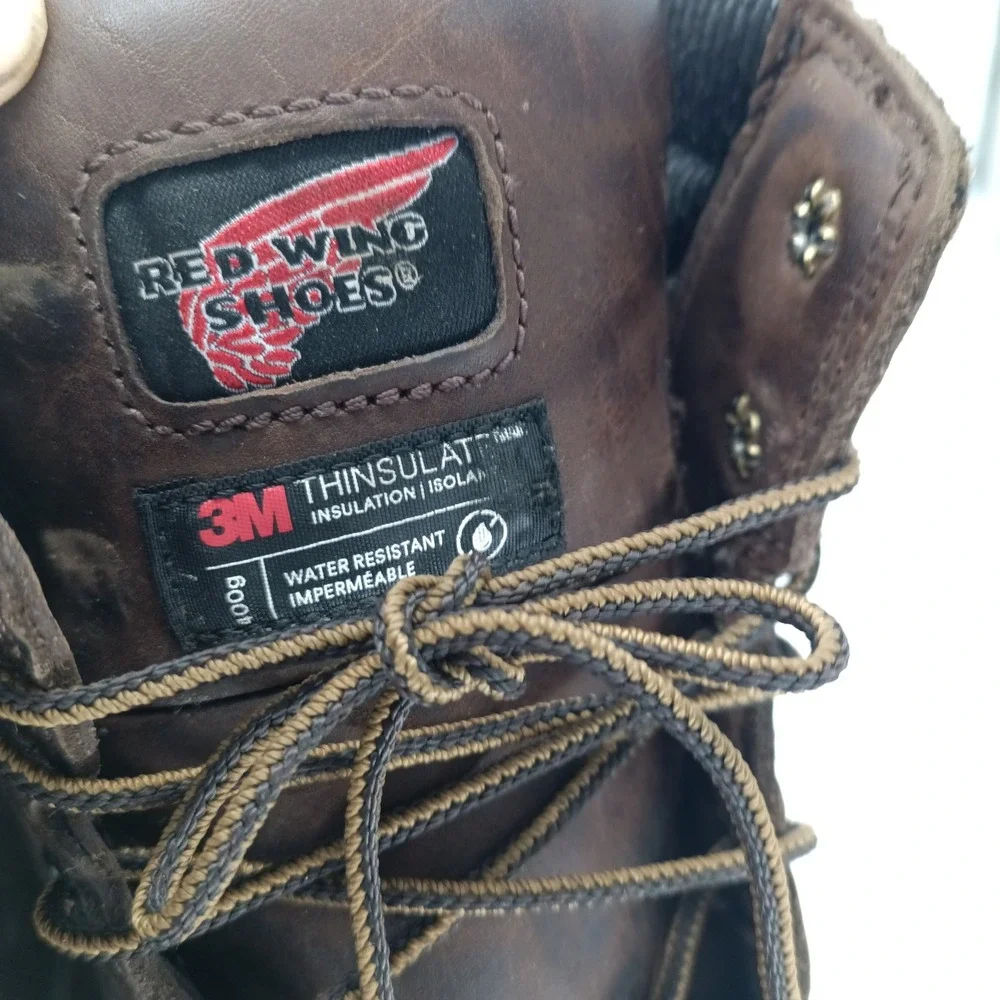 Red Wing 4403 Mens 9 E2 Waterproof Insulated Leather Work Boots Vibram Sole s1
